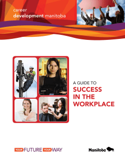 A Guide to Success in the Workplace