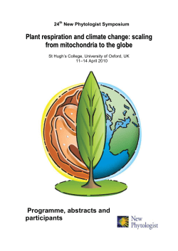 Plant respiration and climate change: scaling from mitochondria to