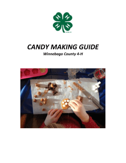 Candy Making Guide - University of Illinois Extension