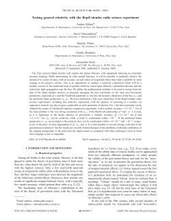 Testing general relativity with the BepiColombo radio science