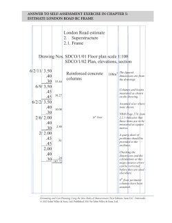 Drawing Nos. SDCO/1/01 Floor plan scale 1:100 SDCO/1/02