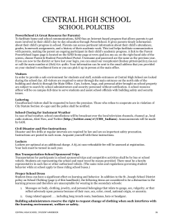 central high school - St. Joseph School District