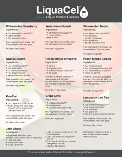 Print LiquaCel Recipes