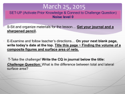 4/1 Finding Volume of Composite 3D Shapes and
