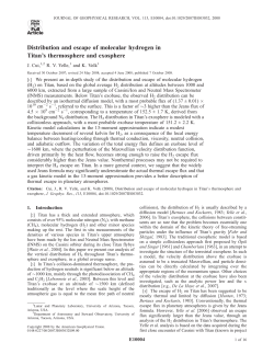 Distribution and escape of molecular hydrogen in Titan`s