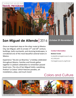 San Miguel de Allende - Carnegie Museums of Pittsburgh