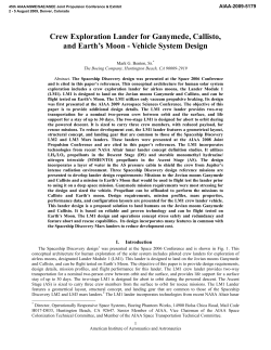 Crew Exploration Lander for Ganymede, Callisto, and