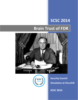 Brain Trust of FDR