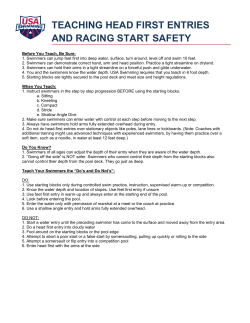 Racing Start Certification Checklist