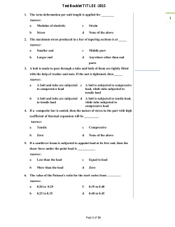 Test Booklet TITLEE