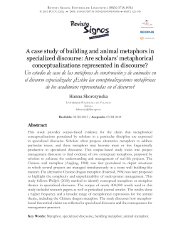 A case study of building and animal metaphors in