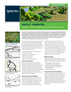 bentley&reg; powercivil