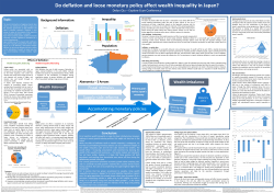 Do deflation and loose monetary policy affect wealth inequality in