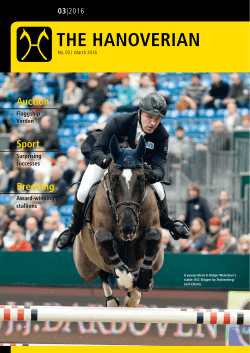 the hanoverian - the American Hanoverian Society!