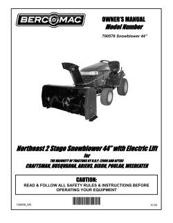 Owner`s Manual