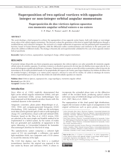Superposition of two optical vortices with opposite integer or non