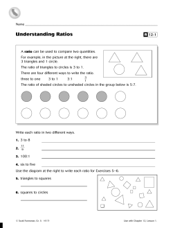 R12-1 Understanding Ratios (p. 417)