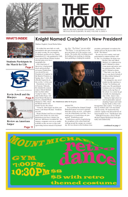 Knight Named Creighton`s New President