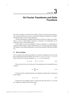 On Fourier Transforms and Delta Functions