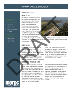 Panama Canal - Final Draft