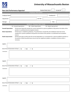 University of Massachusetts Boston