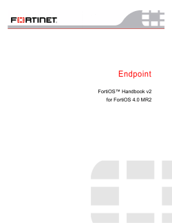 FortiOS Handbook: Endpoint - Fortinet Document Library