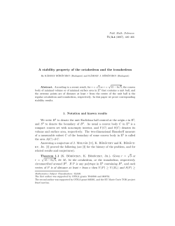 A stability property of the octahedron and the icosahedron