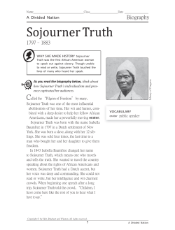 Sojourner Truth - cloudfront.net