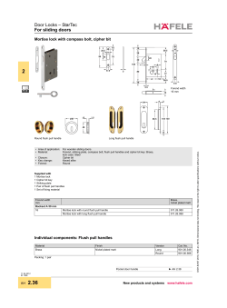 2 AH 2.36 - Hafele easylink