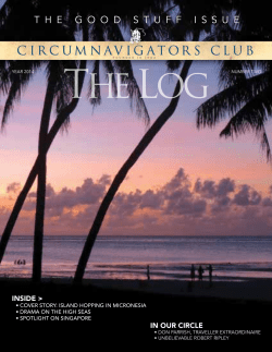 The Log, 2014 Issue 2 - Circumnavigators Club