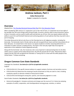 Andrew Jackson, Part 1