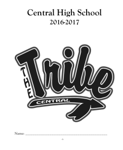 Student Planner - Central High School