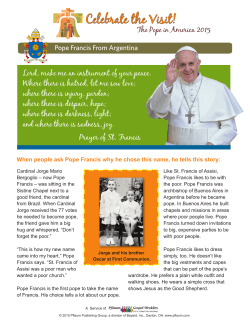Pope Francis From Argentina