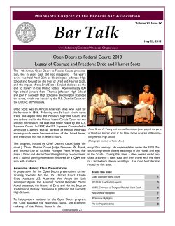 May 2013 - Federal Bar Association