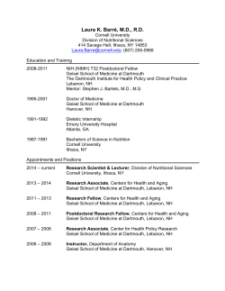 Laura K. Barr&eacute;, MD, RD