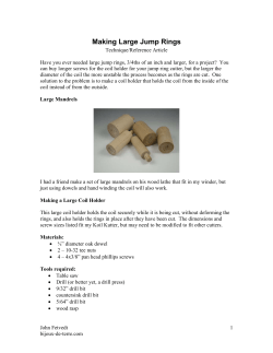 Making Large Jump Rings