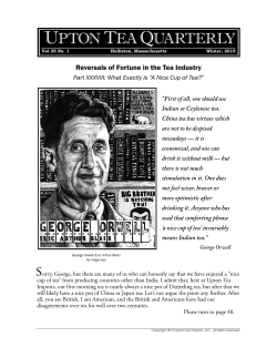 upton teaquarterly - Upton Tea Imports