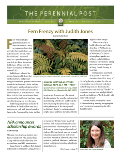 Fern Frenzy with Judith Jones - Northwest Perennial Alliance