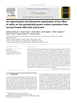 An experimental and theoretical examination of the effect of sulfur on