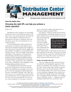 Distribution Center Distribution Center