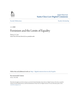 Feminism and the Limits of Equality