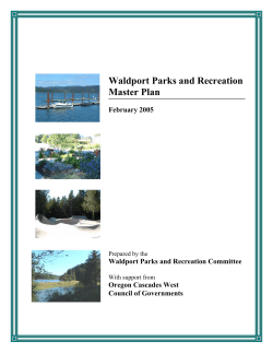 Waldport Parks Master Plan