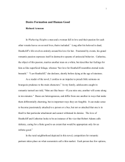 Desire Formation and Human Good