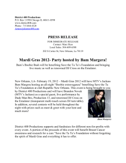 Mardi Gras 2012- Party hosted by Bam Margera!