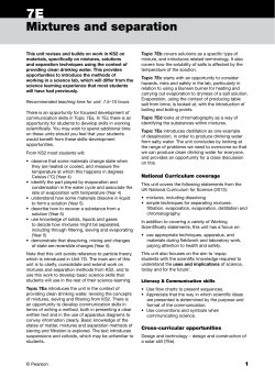 Mixtures and separation - Pearson-Global