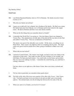 Ray Buckley Edited - EOU Library