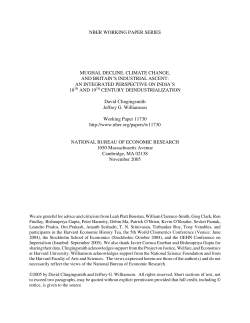 Mughal Decline, Climate Change, and Britain`s Industrial Ascent