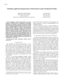 Matching Application Requirements with Dynamic Graph