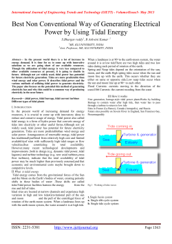 Best Non Conventional Way of Generating Electrical Power