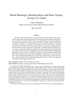 Retail Markups, Misallocation, and Store Variety in the US